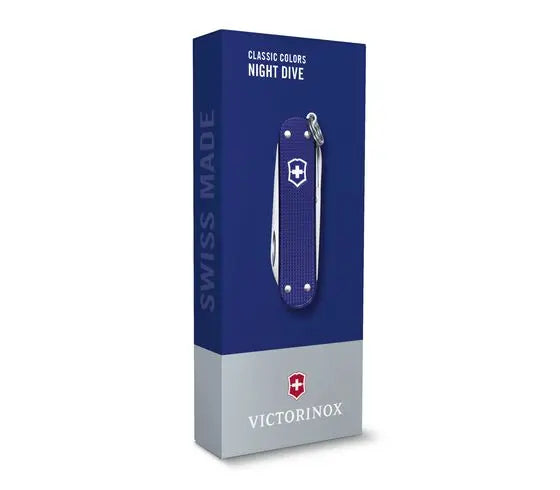 Victorinox Classic SD Alox Colors Blau - 0.6221.222G , MIT GRATIS GRAVUR