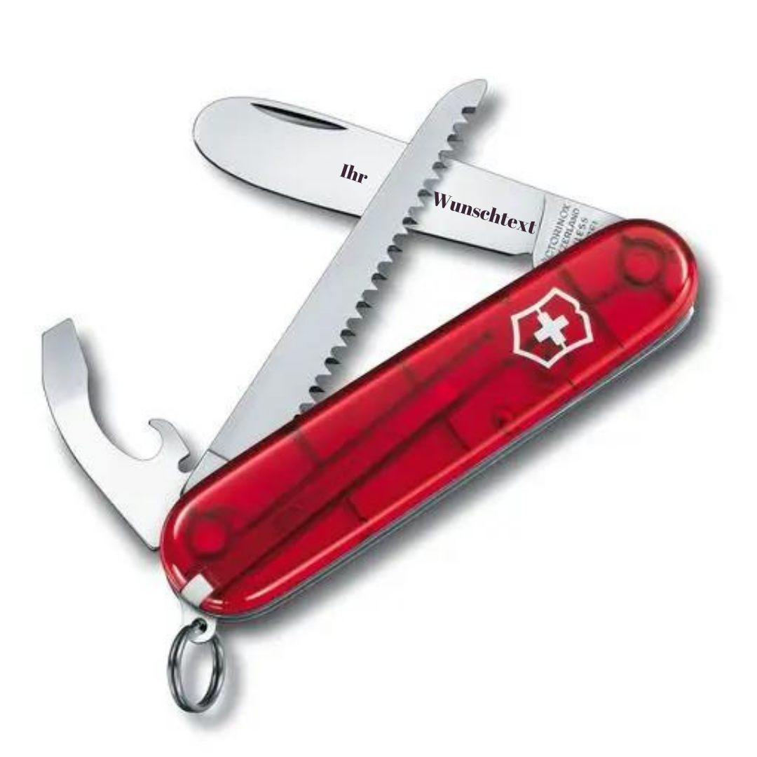 MY FIRST VICTORINOX H ROT SETS FÜR KINDER – 0.2373.T , MIT GRATIS GRAVUR