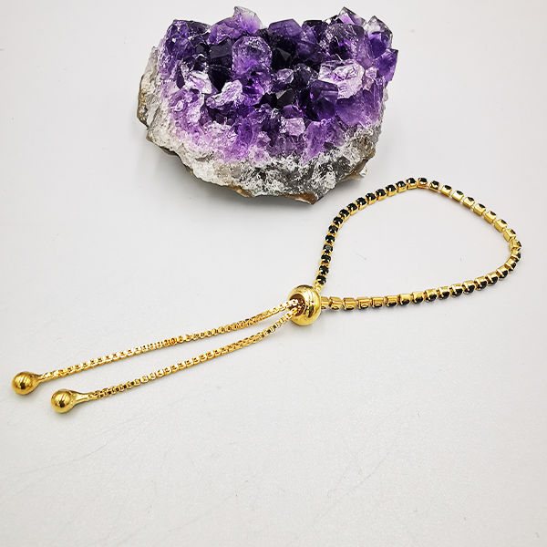 Personalisierte Tennis-Armbänder aus Kubikzirkonia für Sie. Damen- Tenniskette mit mattierter Legierung