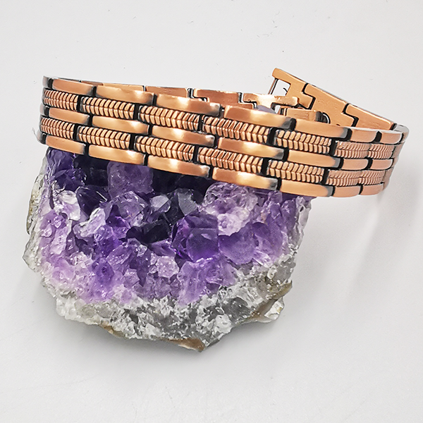 Personalisierte Herren armband top modernes und engmaschiges Retro-Kupferarmband