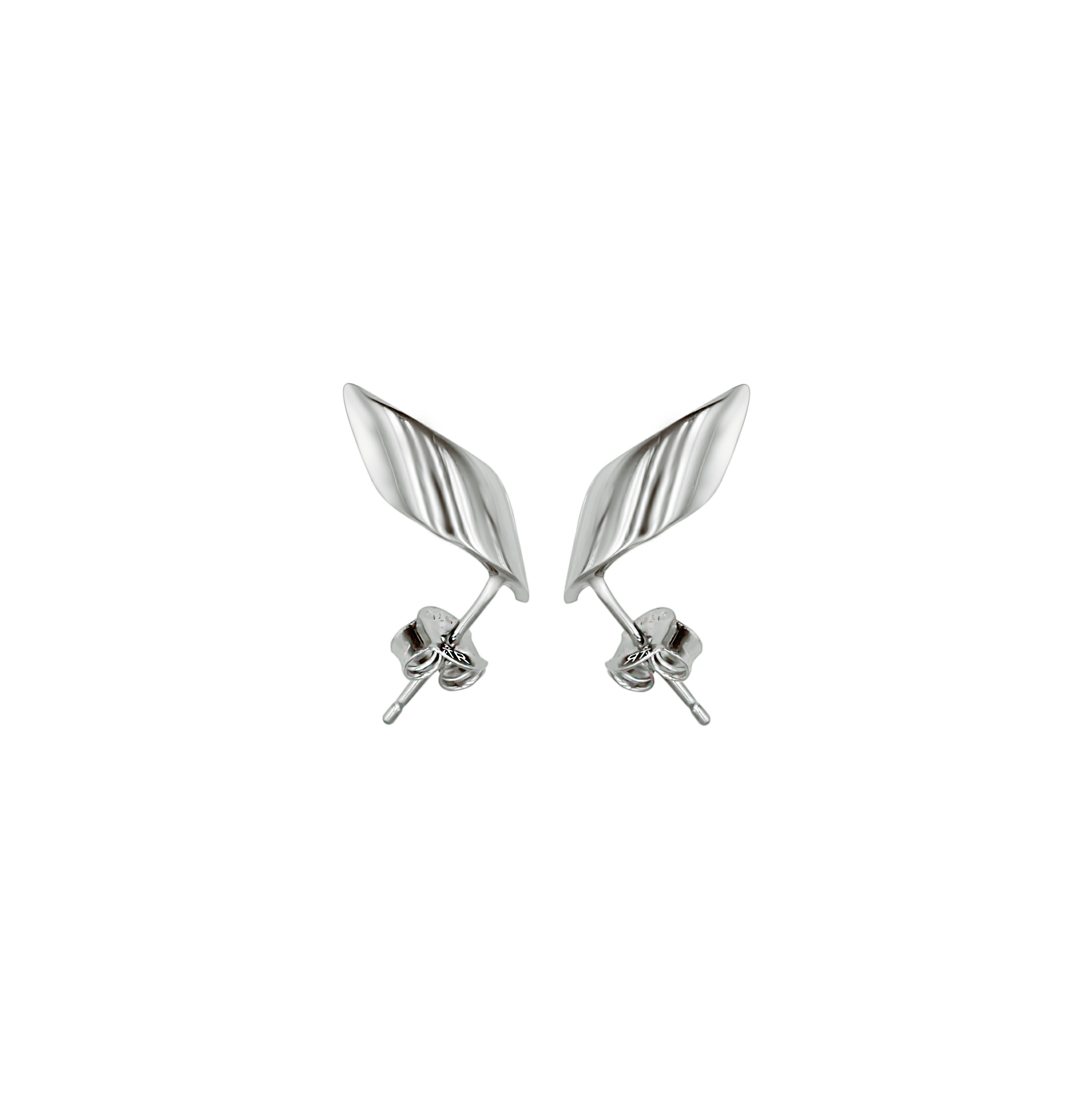 925 Silber Moderne Ohrringe in Wellenform, für Damen. Geben Sie der Frau die Sie lieben, das Gefühl, etwas Besonderes