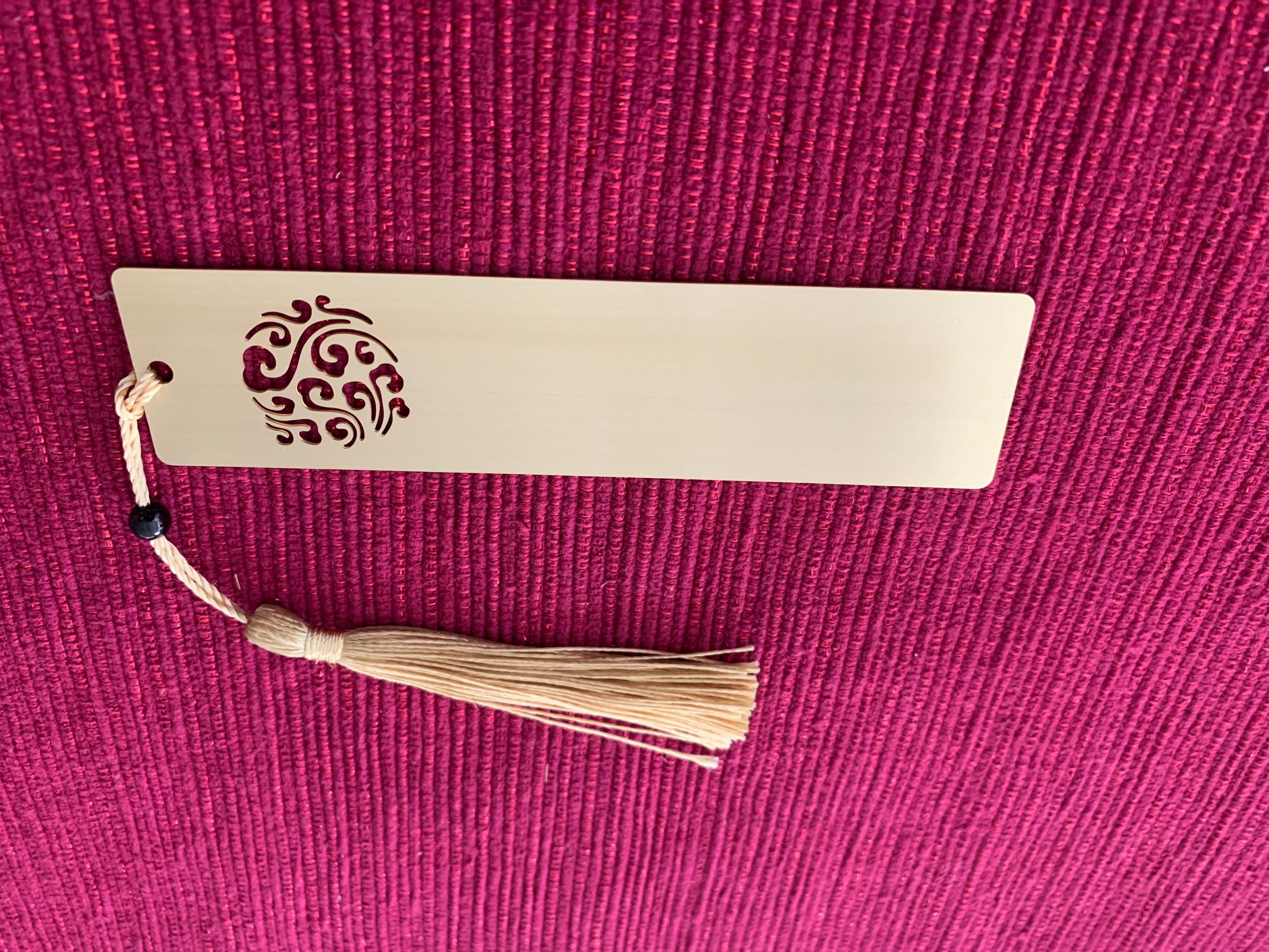 Personalisierte Messing Lesezeichen Schreibwaren Set Metall Hohl Lesezeichen Anhänger für Schule Urlaub Business Geschenke