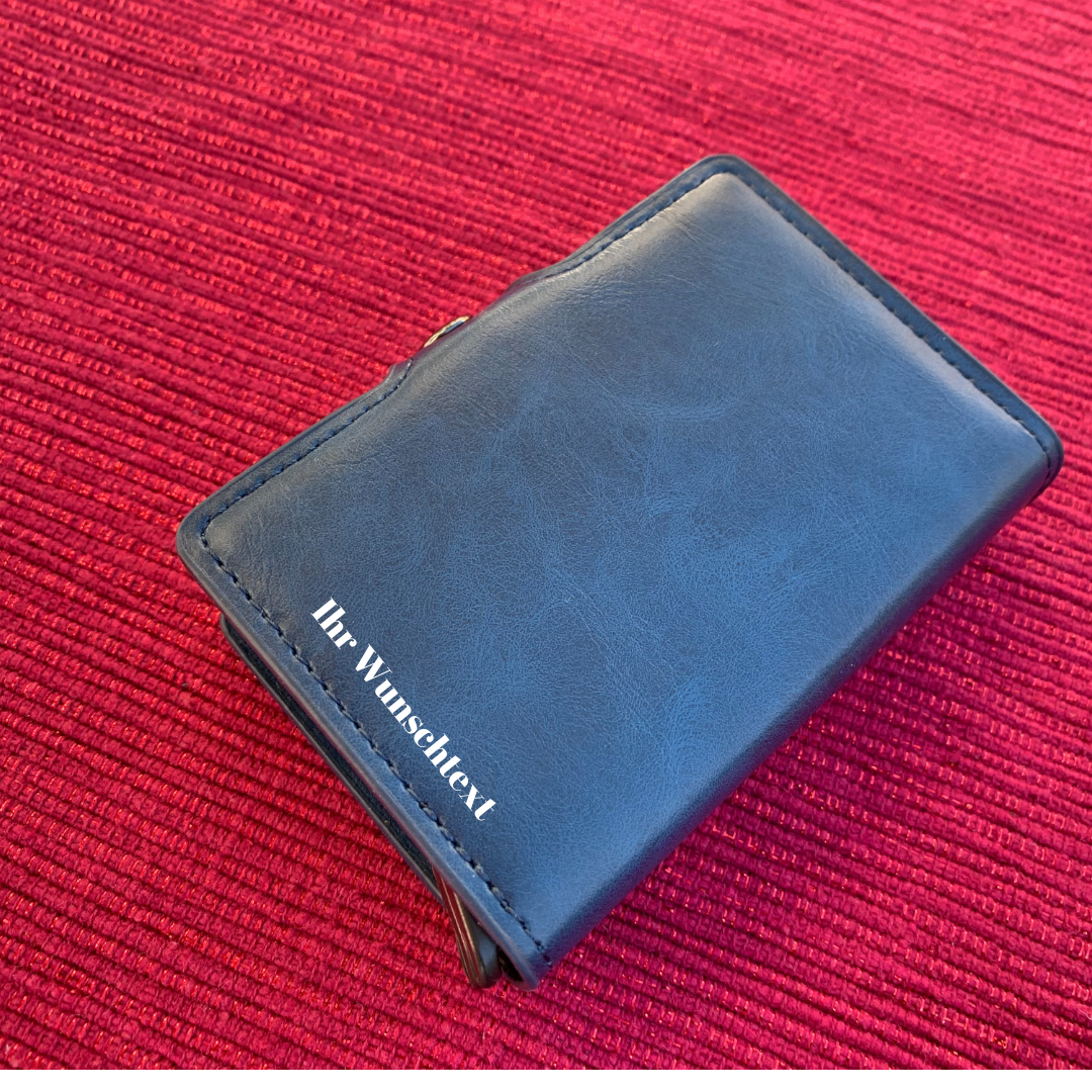 Neue Personalisierte Männer Kartenhalter Aus Echtem Leder Brieftaschen Große Kapazität Visitenkarte Fall Tragbare Doppel Schicht geldbörse