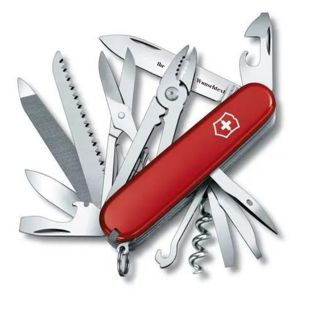 VICTORINOX HANDYMAN IN ROT – 1.3773 , MIT GRATIS GRAVUR