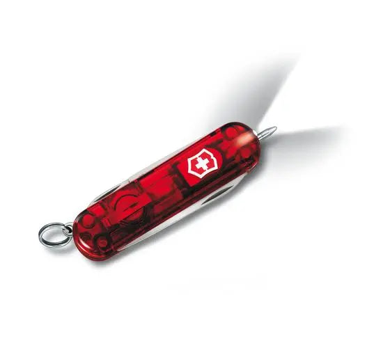VICTORINOX SIGNATURE LITE ROT TRANSPARENT -0.6226.T ,MIT GRATIS GRAVUR