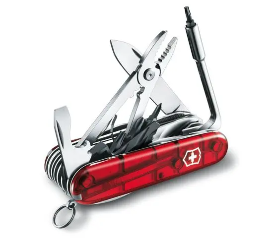 VICTORINOX CYBER TOOL IN ROT – 1.7775.T ,MIT GRATIS GRAVUR