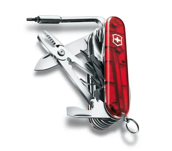 VICTORINOX CYBER TOOL IN ROT – 1.7775.T ,MIT GRATIS GRAVUR
