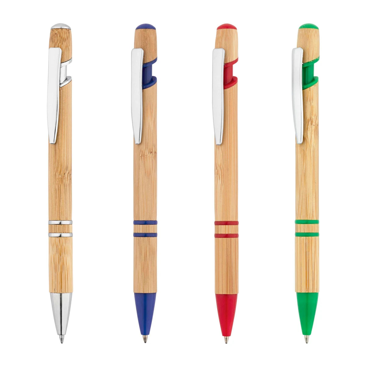 Personalisiere Kugelschreiber Palermo Rot Bambus, Mit diesen Stiften machen Sie sich und Ihr Unternehmen zu etwas auffallend Besonderem