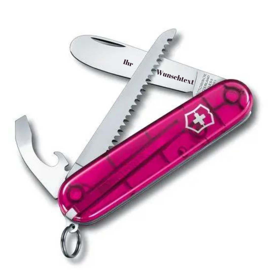 MY FIRST VICTORINOX  H PINK SETS FÜR KINDER – 0.2373.T5 , MIT GRATIS GRAVUR