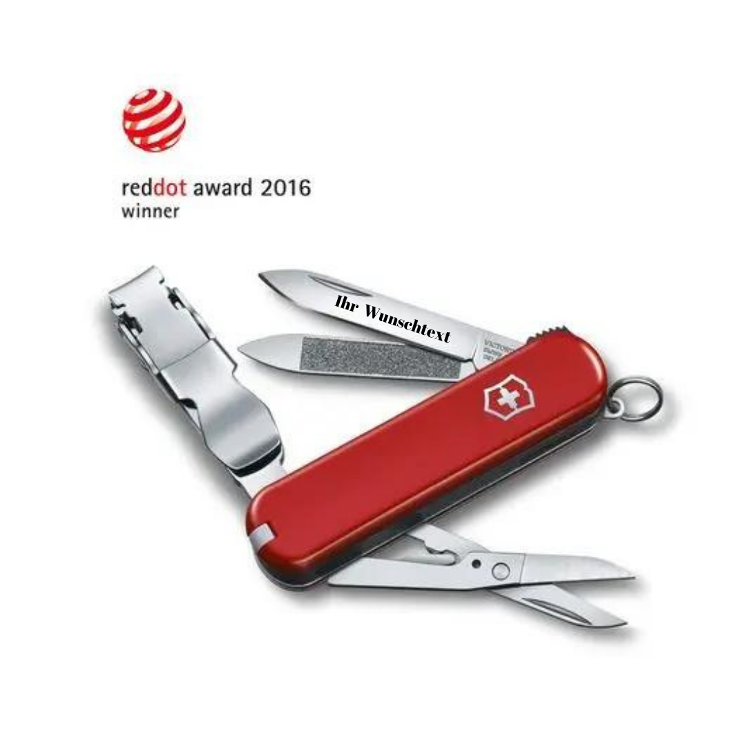 VICTORINOX NAIL CLIP ROT - 0.6463 , MIT GRATIS GRAVUR