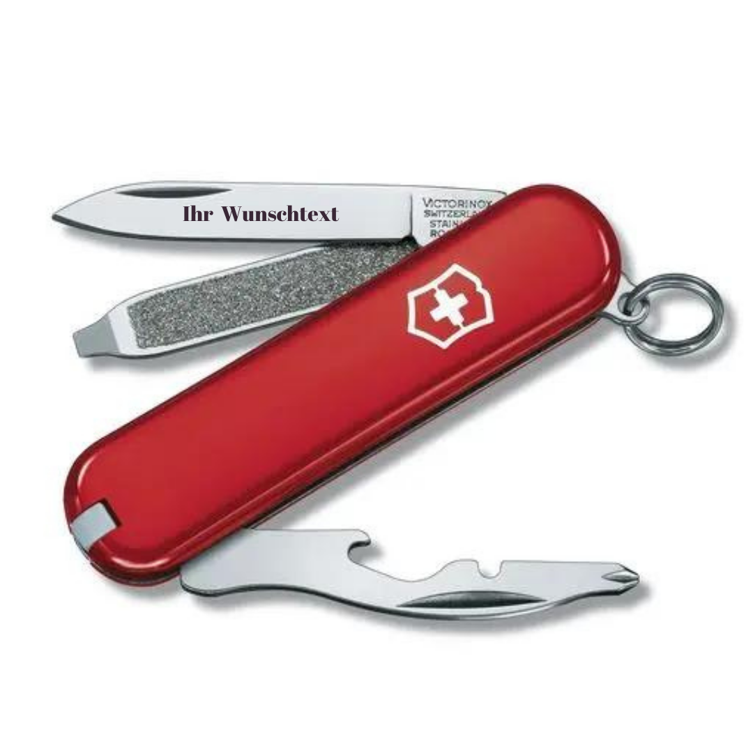 VICTORINOX RALLY ROT - 0.6163, MIT GRATIS GRAVUR