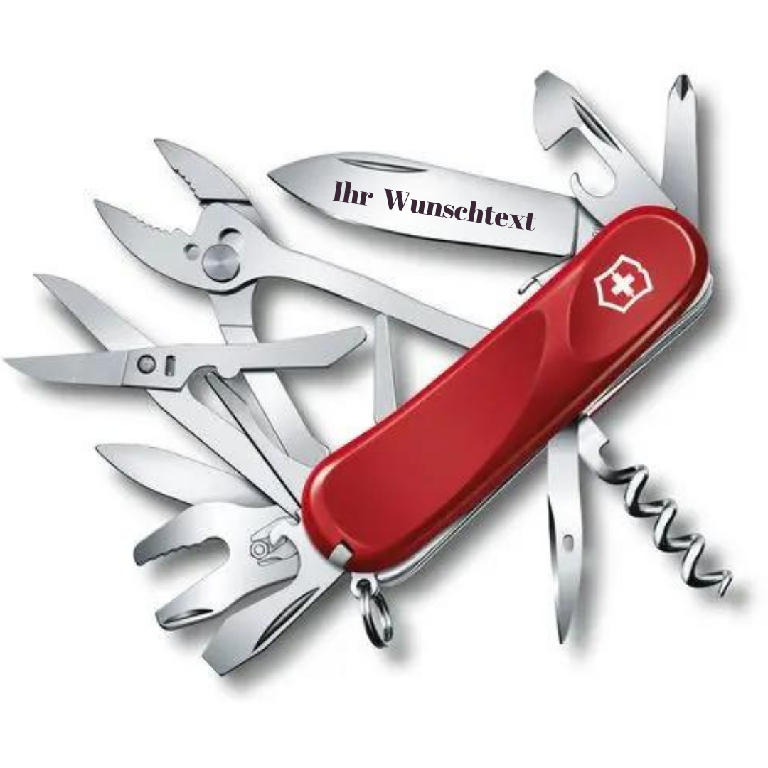 VICTORINOX EVOLUTION S557 IN ROT – 2.5223.SE , MIT GRATIS GRAVUR