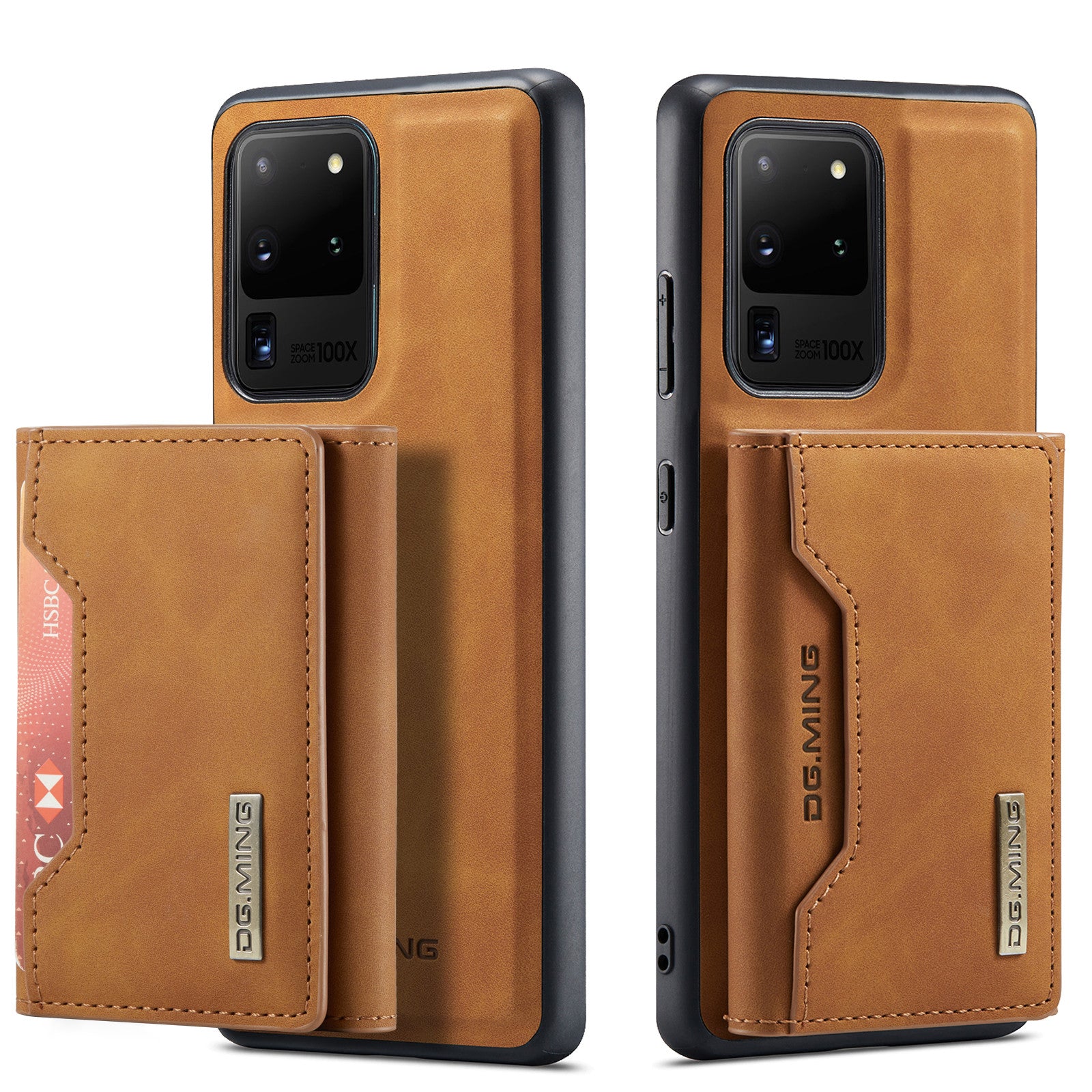 Personalisiere 2 in 1 Abnehmbare Zurück Abdeckung Für Samsung Galaxy For Galaxy S23,For Galaxy S23 Ultra,For Galaxy S23 Plus Brieftasche Fall mit Karte halter Leder